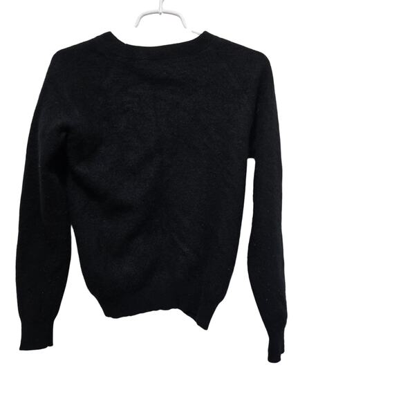 Quince Black 100% Cashmere Crewneck Sweater Women’s Medium - Picture 2 of 9